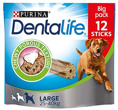 Dentalife Large Dog 3x (12 Sticks), DentaLife,