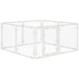 DIY Rabbit Hutch, 9PCs Guinea Pig Hutch, Large Bunny Cage with Door, Ladder, Divider for Small Animals, PawHut,