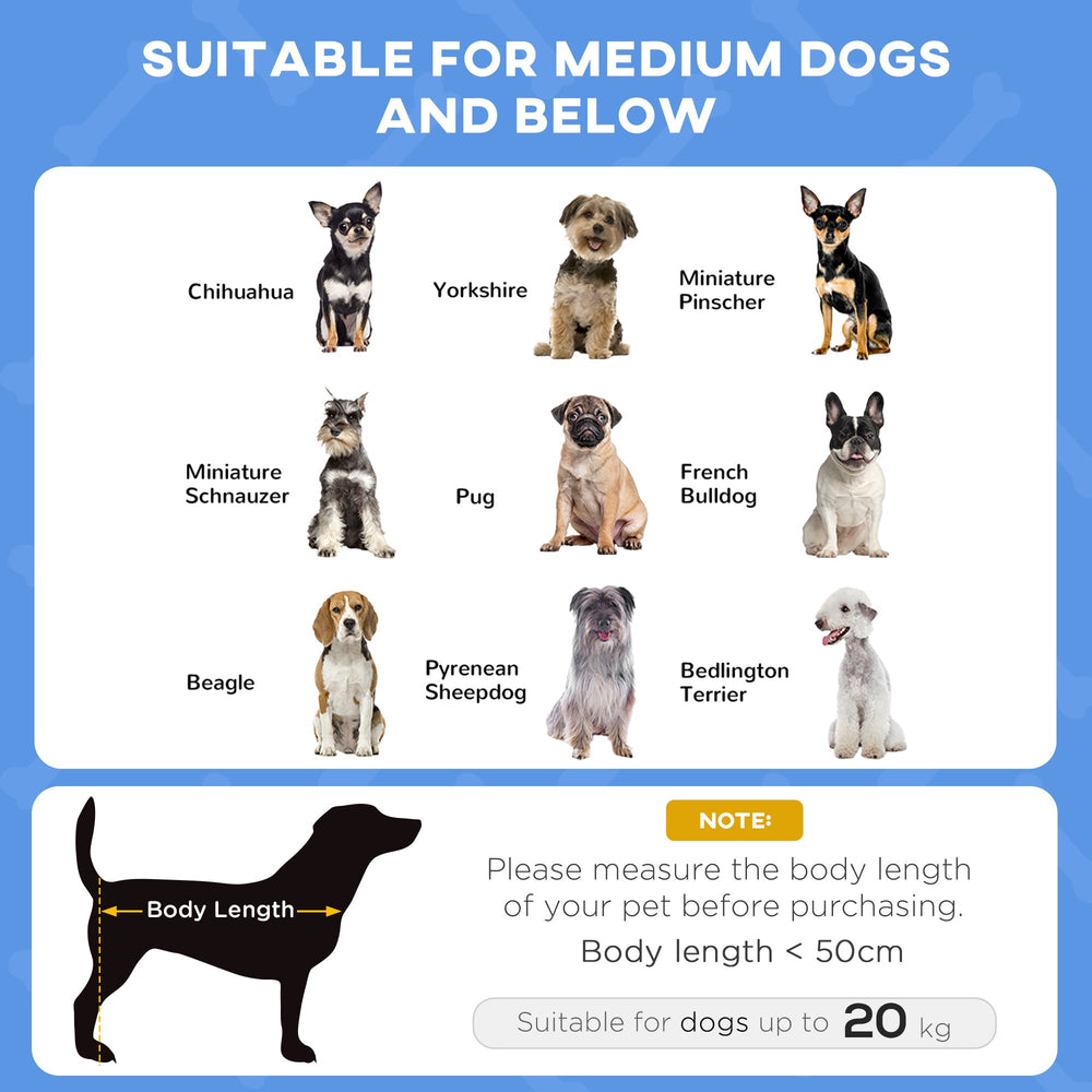 Dog Bed with Water-Resistant Sun Canopy, Elevated Dog Bed with Soft Cushion, for Indoors, Outdoors, Small, Medium Dogs, PawHut,