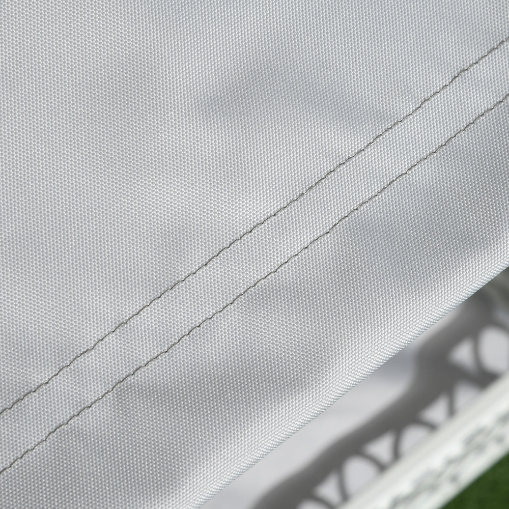 Dog Bed with Water-Resistant Sun Canopy, Elevated Dog Bed with Soft Cushion, for Indoors, Outdoors, Small, Medium Dogs, PawHut,