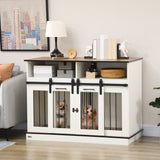 Dog Crate End Table for Small & Large Dogs, 120x60x88.5cm, PawHut,