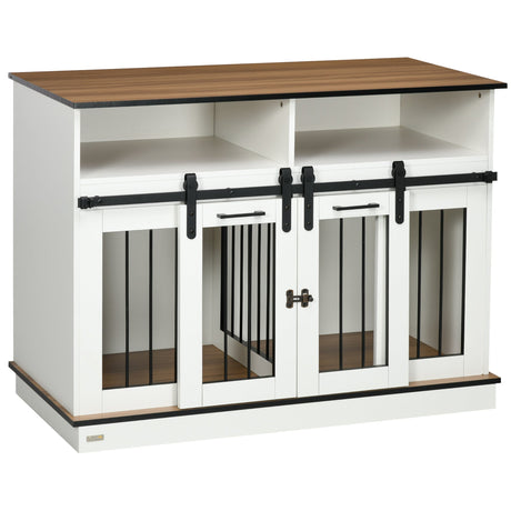 Dog Crate End Table for Small & Large Dogs, 120x60x88.5cm, PawHut,