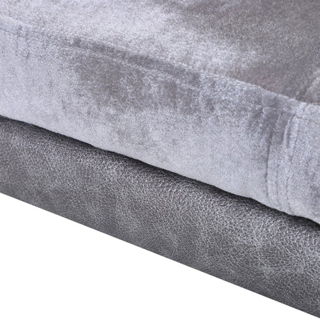 Dog Sofa Bed for Small-Sized Dogs, Elevated Pet Chair with PU Cover, Soft Cushion, Cat Couch Lounger with Anti-slip Legs, PawHut,