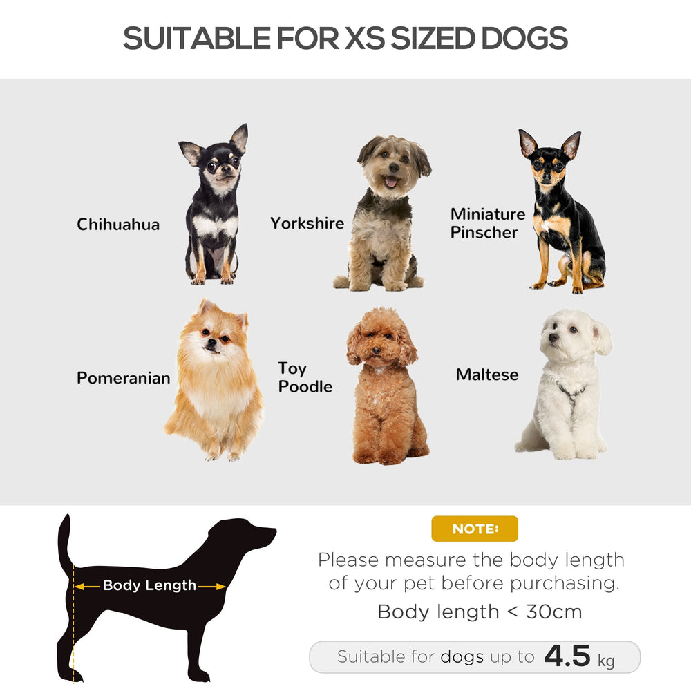 Dog Sofa for XS and S Size Dogs, Pet Chair Bed with Soft Cushion, Cat Sofa Couch with Washable Cover, Wooden Frame, PawHut,