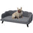 Dog Sofa, Pet Couch Bed for Medium, Large Dogs, with Legs, Cushion, PawHut, Grey
