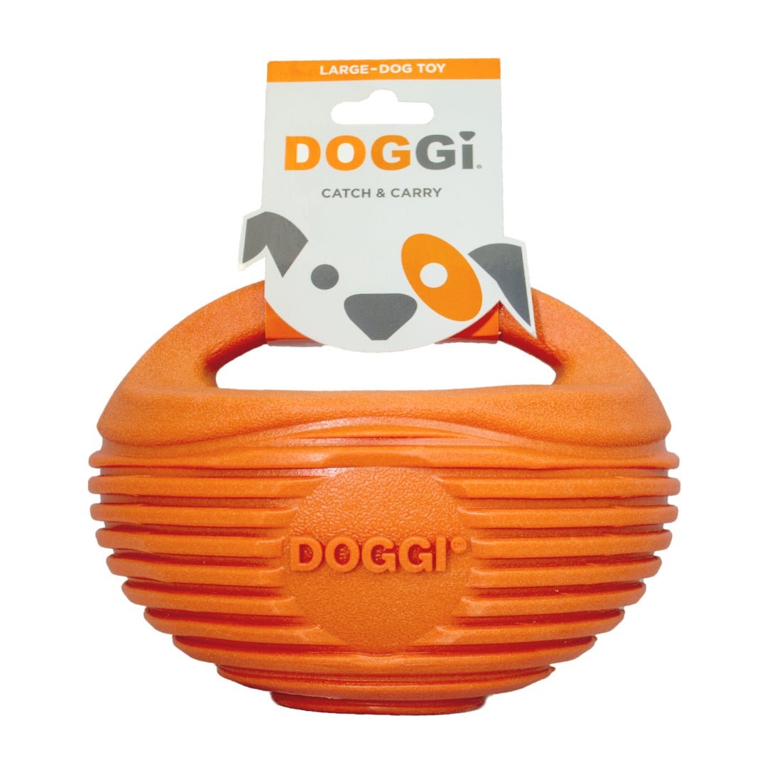 Doggi Catch & Carry Rugby Ball Dog Toy, Doggi, Large
