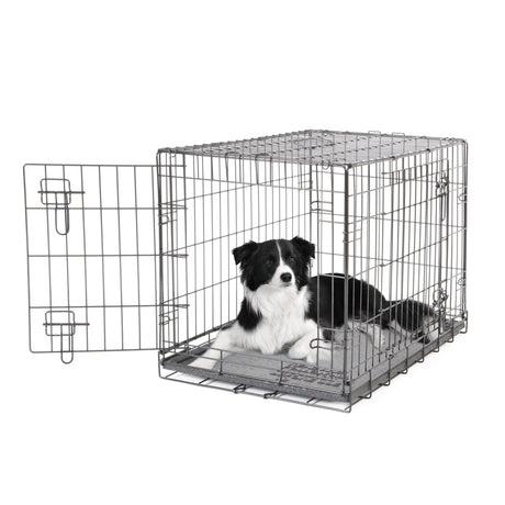 Dogit 2 Door Black Dog Crate, Dogit, Medium