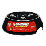 Dogit Go Slow Anti Gulping Dog Bowl Black, Dogit, Large