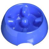 Dogit Go Slow Anti Gulping Dog Bowl Blue, Dogit, Medium