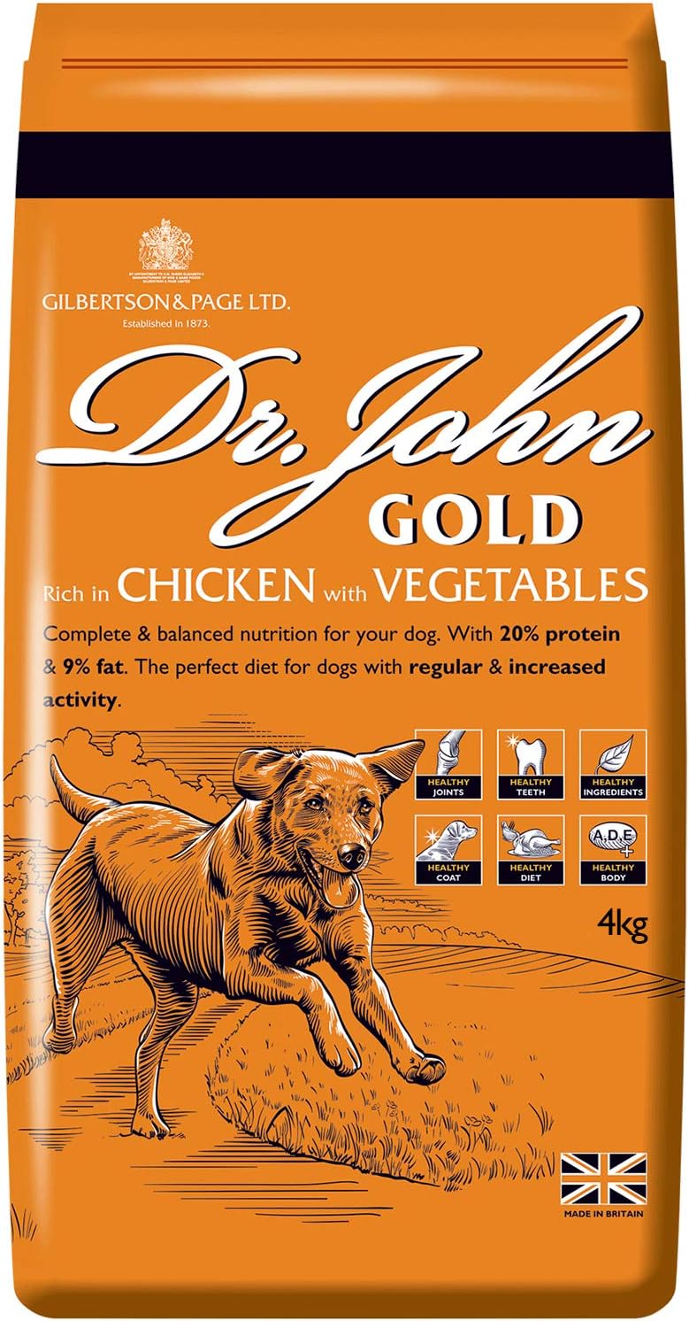 Dr John Gold Complete - Rich in Chicken with Vegetables, Dr John, 4 kg