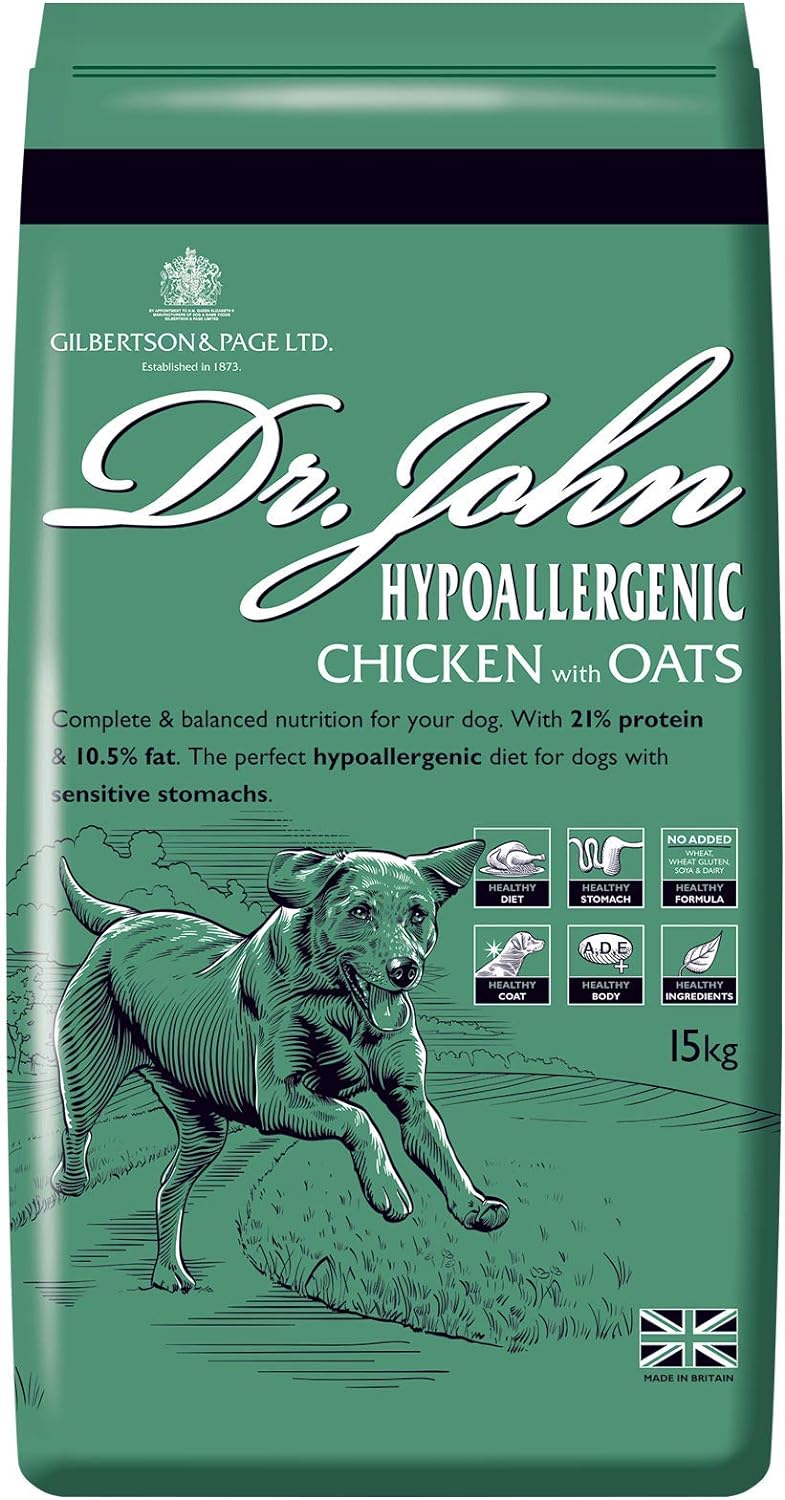 Dr John Hypoallergenic Chicken with Oats 15 kg, Dr John,