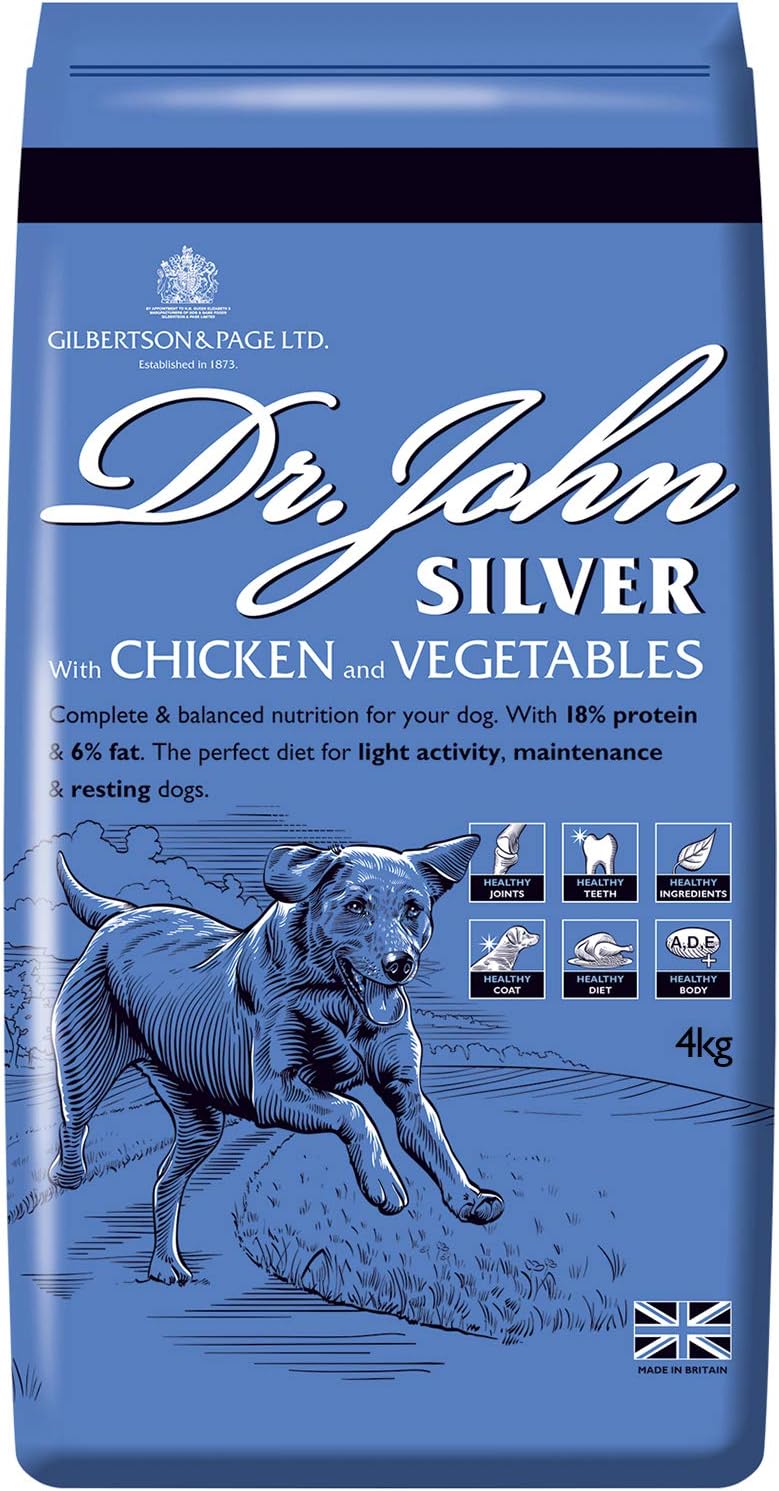 Dr John Silver with Chicken and Vegetables, Dr John, 4 kg