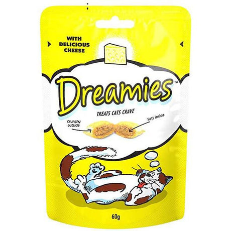 Dreamies Cheese Cat Treats 8 x 60g, Dreamies,