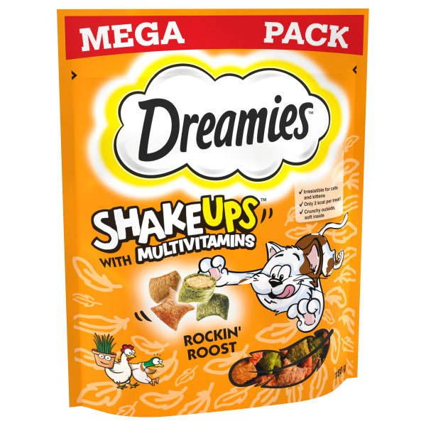 Dreamies Shakeups Rockin Roost, Dreamies, 6x180g