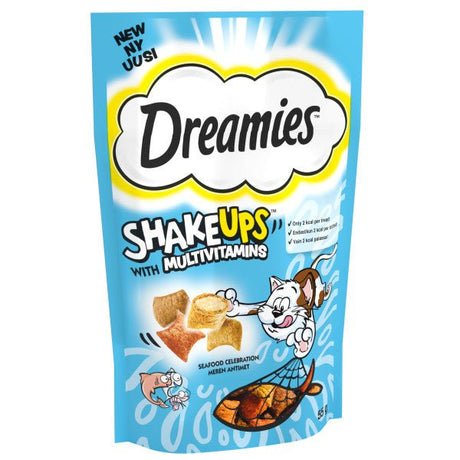 Dreamies Shakeups Seafood Celebrations 8 x 55g, Dreamies,