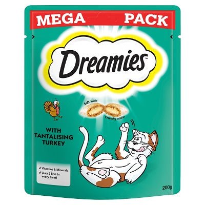 Dreamies Turkey Mega Pack 6x200g, Dreamies,