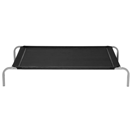 Elevated Pet Bed Cooling for Large Sized Dogs with Non-slip Pads Steel Frame Breathable Mesh Fabric, 130 x 90 x 20 cm, PawHut,