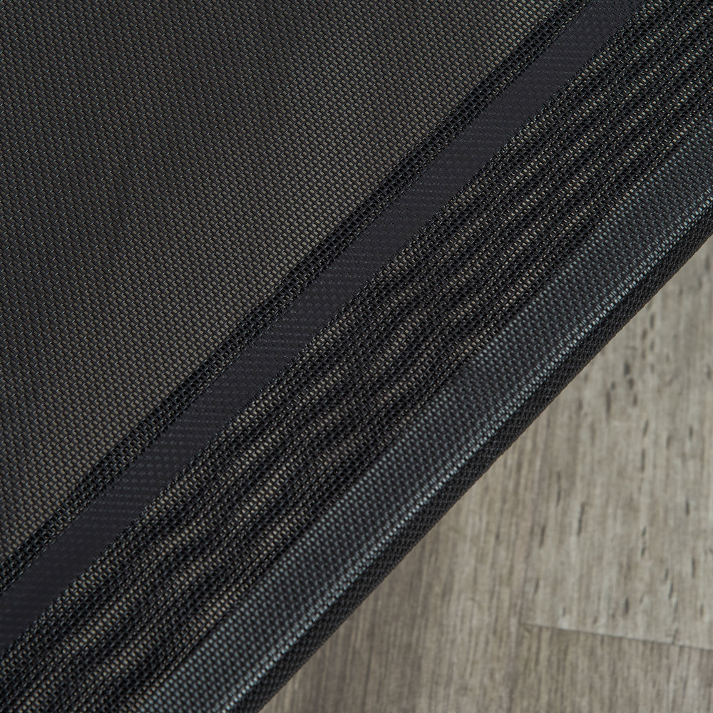 Elevated Pet Bed Cooling for Large Sized Dogs with Non-slip Pads Steel Frame Breathable Mesh Fabric, 130 x 90 x 20 cm, PawHut,