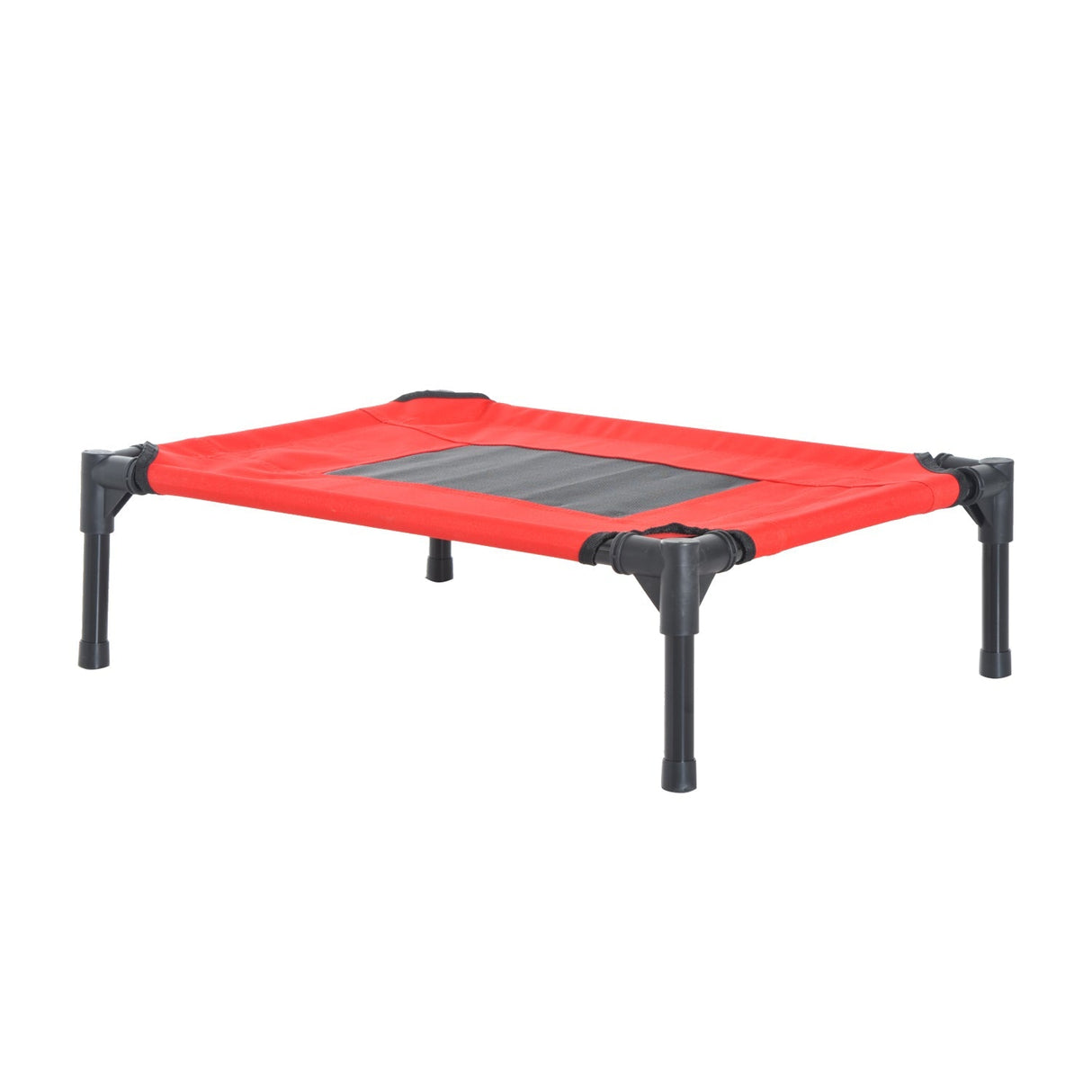 Elevated Pet Bed Portable Camping Raised Dog Bed w/ Metal Frame and (Medium), PawHut,