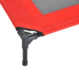 Elevated Pet Bed Portable Camping Raised Dog Bed w/ Metal Frame and (Medium), PawHut,