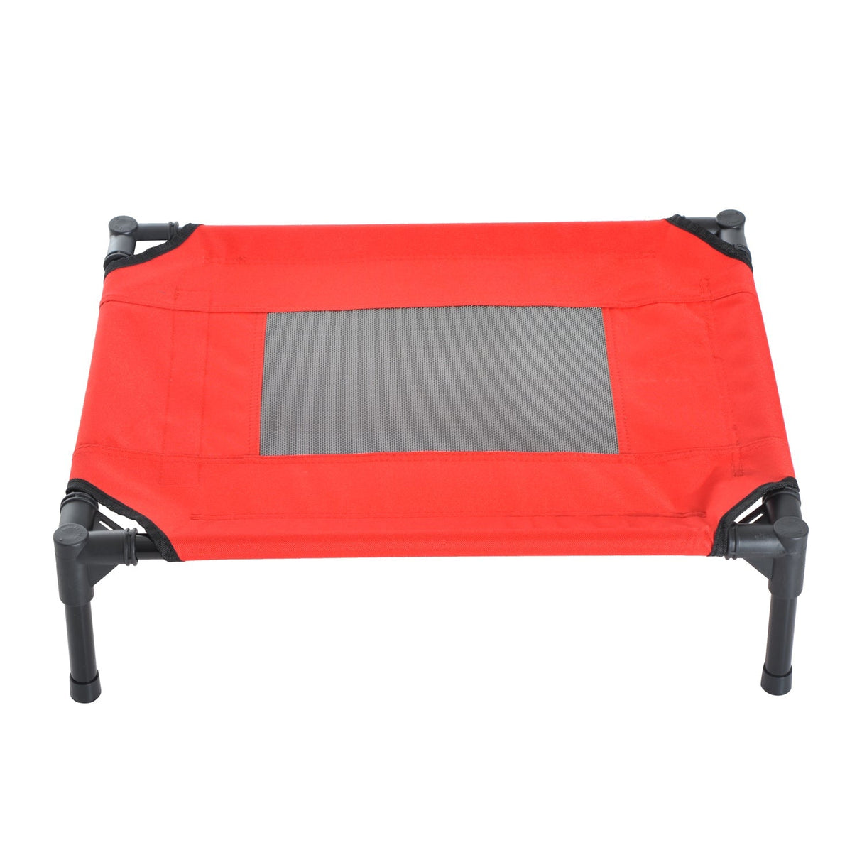 Elevated Pet Bed Portable Camping Raised Dog Bed w/ Metal Frame and (Small), PawHut,