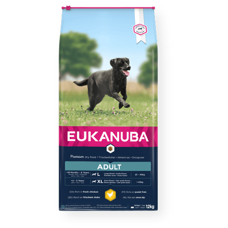 Eukanuba Adult Large Breed Fresh Chicken Dry Dog Food, Eukanuba, 12 kg