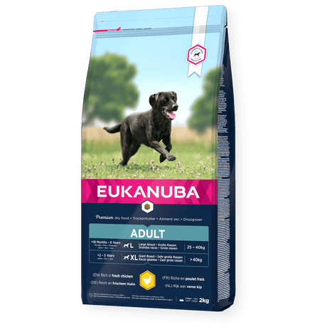 Eukanuba Adult Large Breed Fresh Chicken Dry Dog Food, Eukanuba, 4x2kg