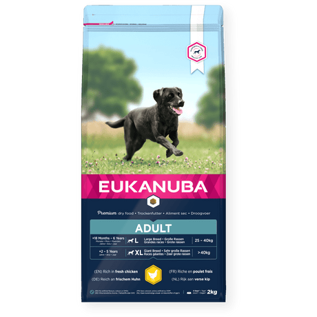 Eukanuba Adult Large Breed Fresh Chicken Dry Dog Food, Eukanuba, 4x2kg
