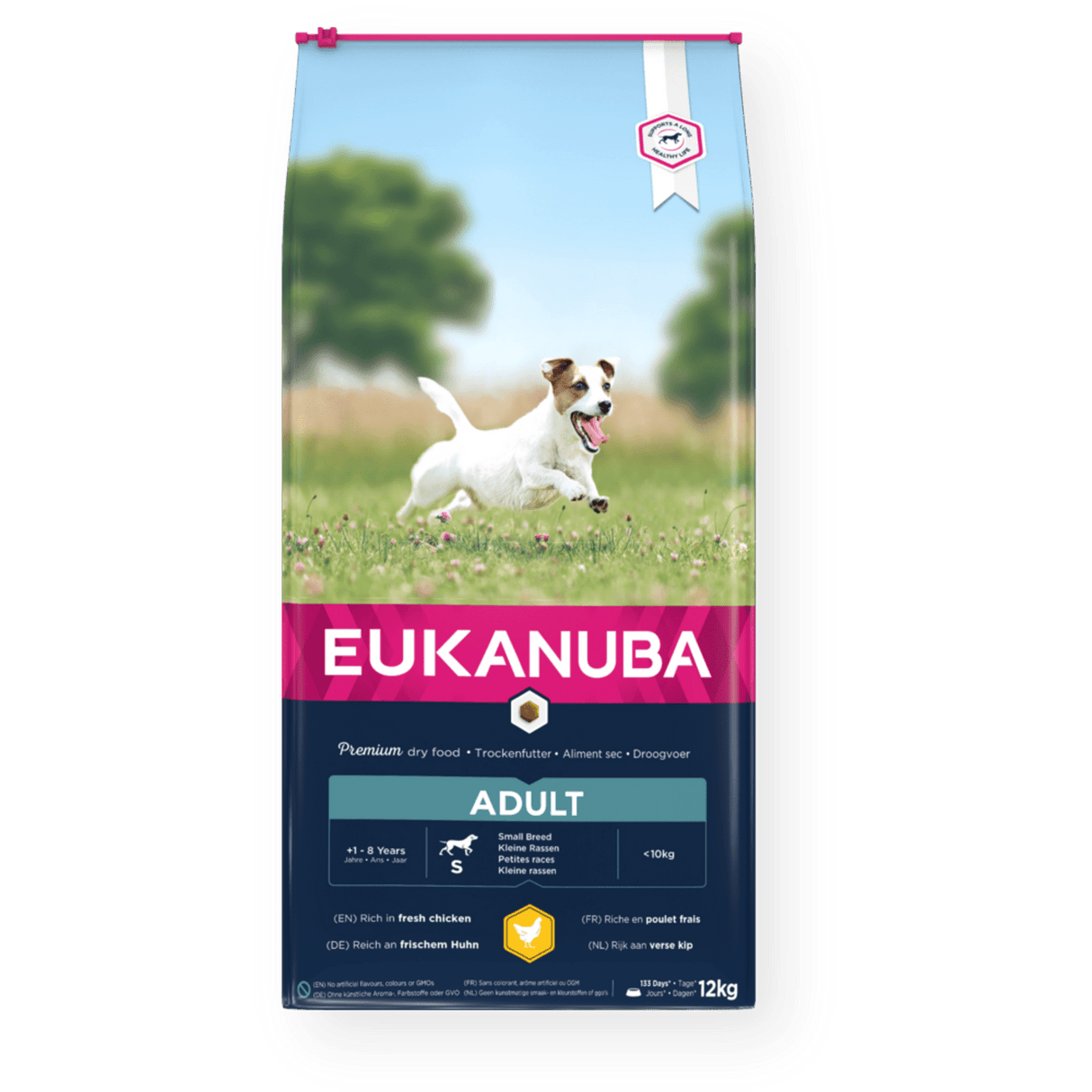 Eukanuba Adult Small Breed Fresh Chicken Dry Dog Food, Eukanuba, 12 kg