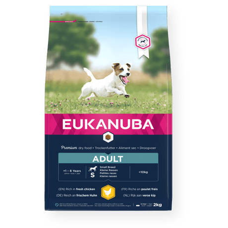 Eukanuba Adult Small Breed Fresh Chicken Dry Dog Food, Eukanuba, 3x2kg