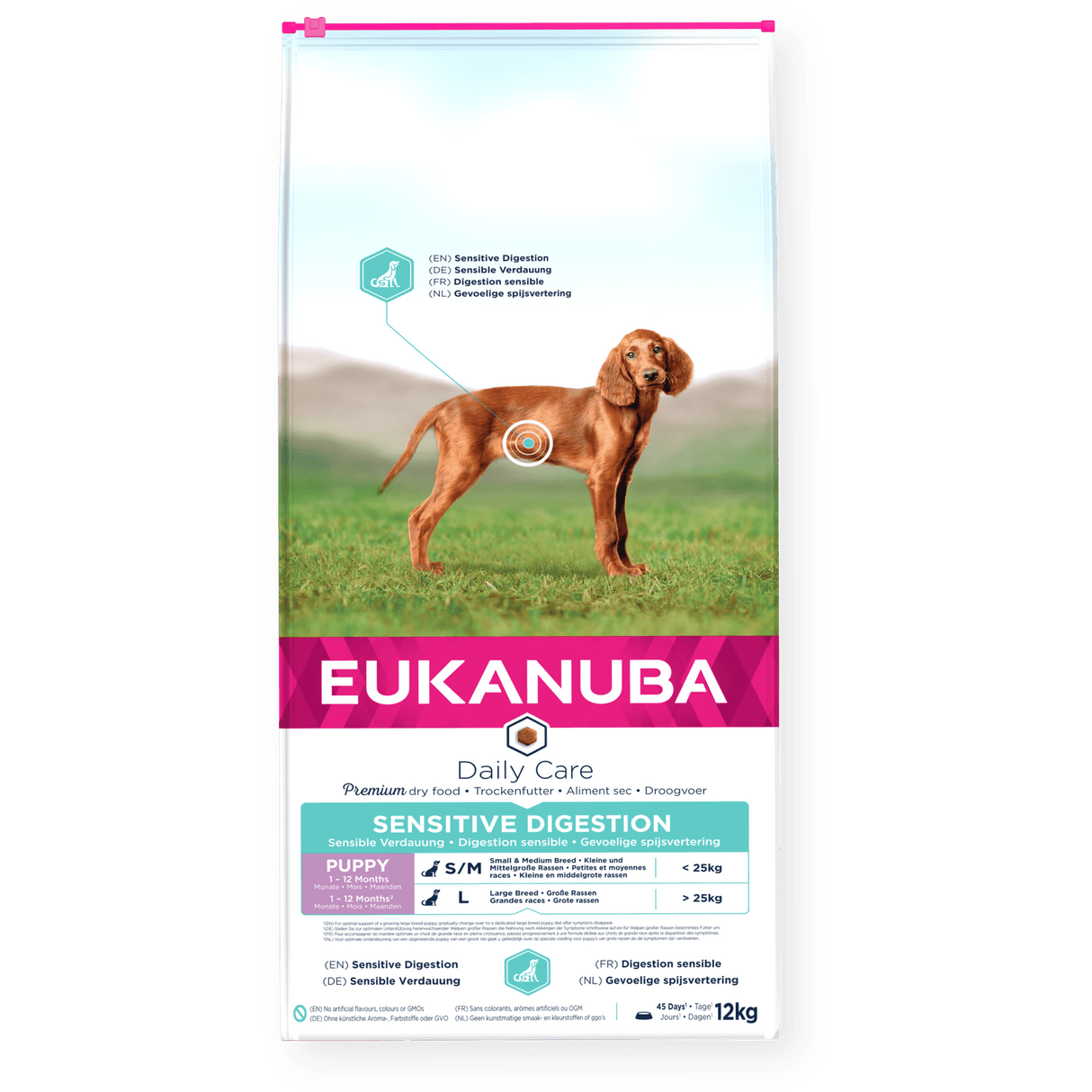 Eukanuba Daily Care Sensitive Digestion Puppy with Chicken - 12 kg, Eukanuba,