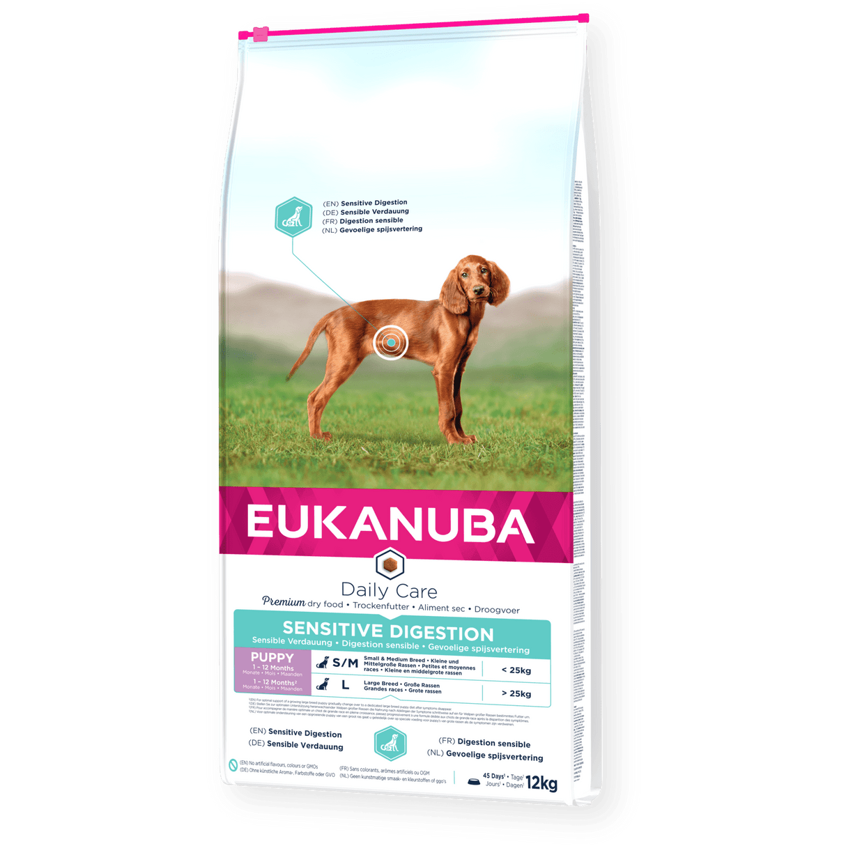 Eukanuba Daily Care Sensitive Digestion Puppy with Chicken - 12 kg, Eukanuba,