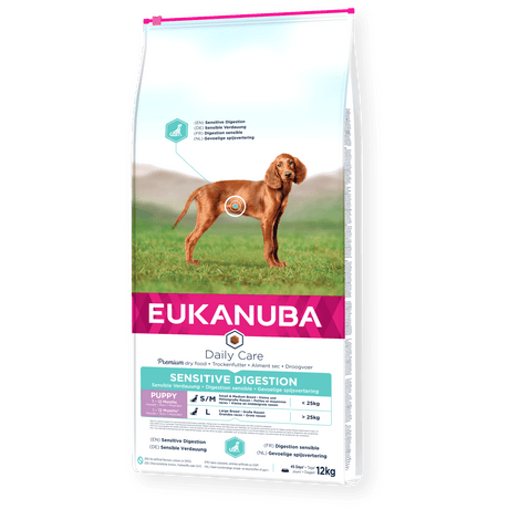 Eukanuba Daily Care Sensitive Digestion Puppy with Chicken - 12 kg, Eukanuba,