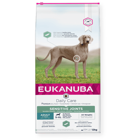 Eukanuba Daily Care Sensitive Joints Adult All Breeds Dry Dog Food, Eukanuba, 12 kg
