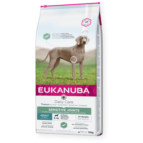 Eukanuba Daily Care Sensitive Joints Adult All Breeds Dry Dog Food, Eukanuba, 12 kg