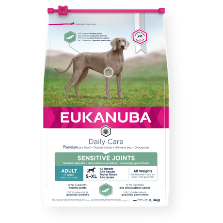 Eukanuba Daily Care Sensitive Joints Adult All Breeds Dry Dog Food, Eukanuba, 3x2.3kg