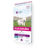 Eukanuba Daily Care Sensitive Skin Adult All Breeds Dry Dog Food, Eukanuba, 12 kg