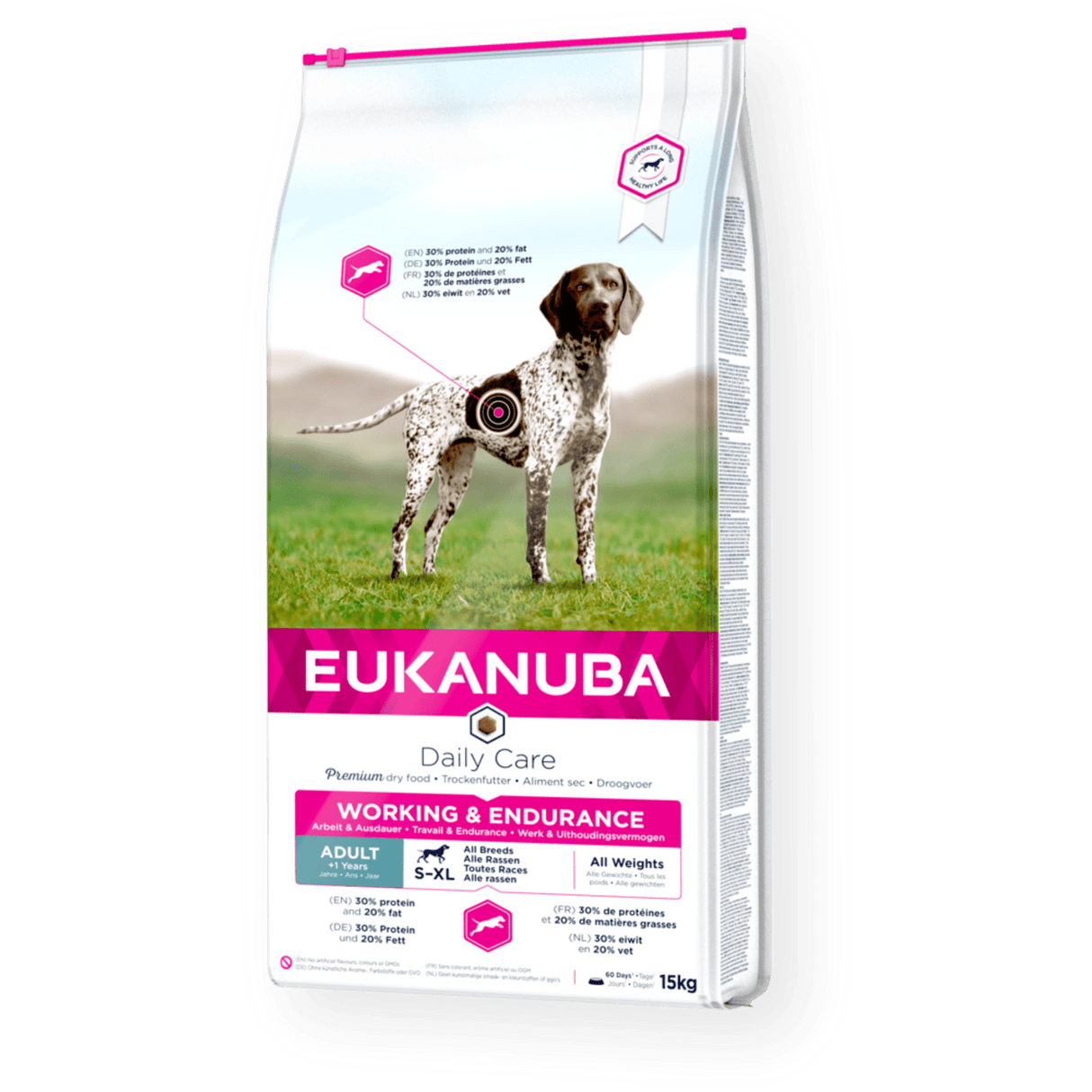 Eukanuba Daily Care Working & Endurance Adult All Breeds 15 kg, Eukanuba,