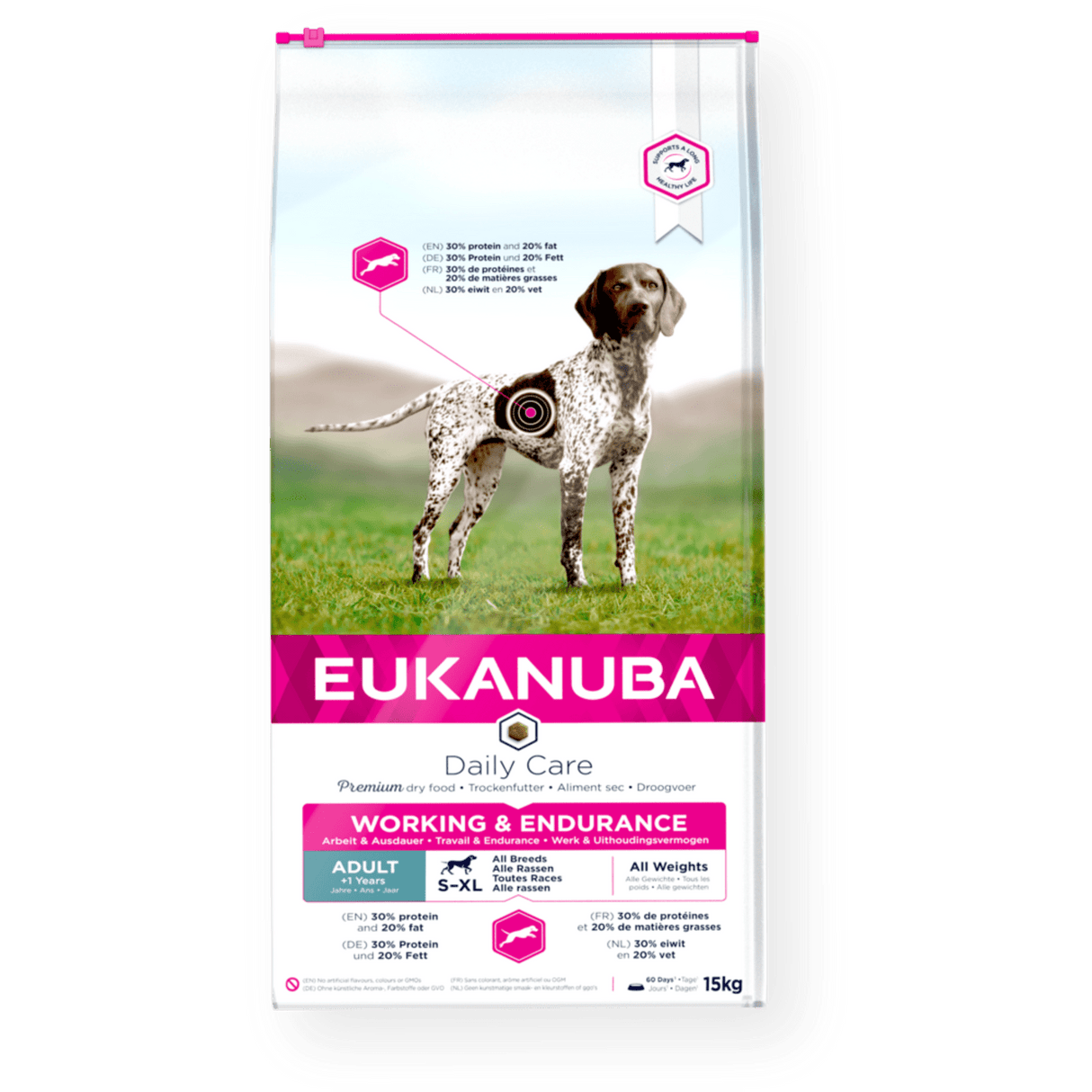 Eukanuba Daily Care Working & Endurance Adult All Breeds 15 kg, Eukanuba,