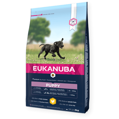 Eukanuba Puppy Large Breed Fresh Chicken Dry Dog Food, Eukanuba, 3x2kg