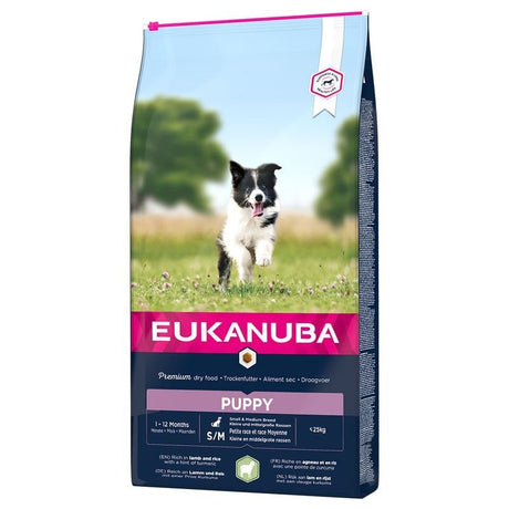 Eukanuba Puppy Small/Medium Breed Lamb & Rice Dog Food, Eukanuba, 12 kg