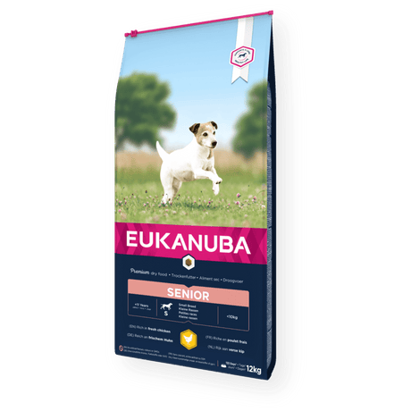 Eukanuba Senior Small Breed Fresh Chicken Dry Dog Food, Eukanuba, 12 kg