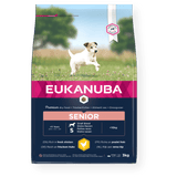 Eukanuba Senior Small Breed Fresh Chicken Dry Dog Food, Eukanuba, 3x3kg