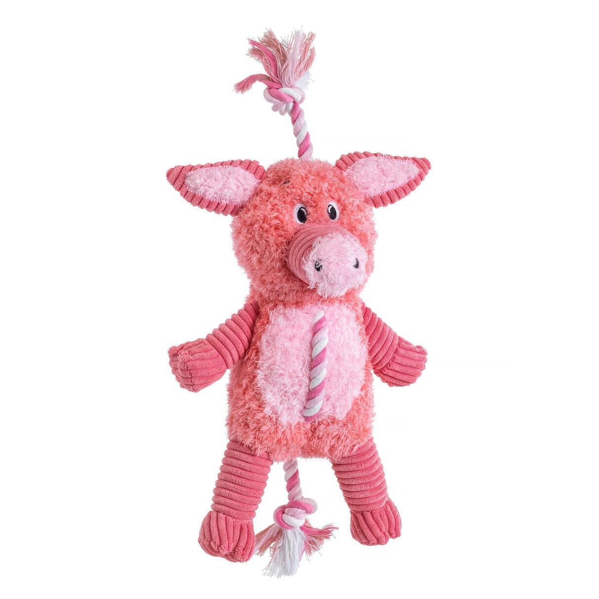 Farm Yard Rope Pig Dog Toy, House of Paws,