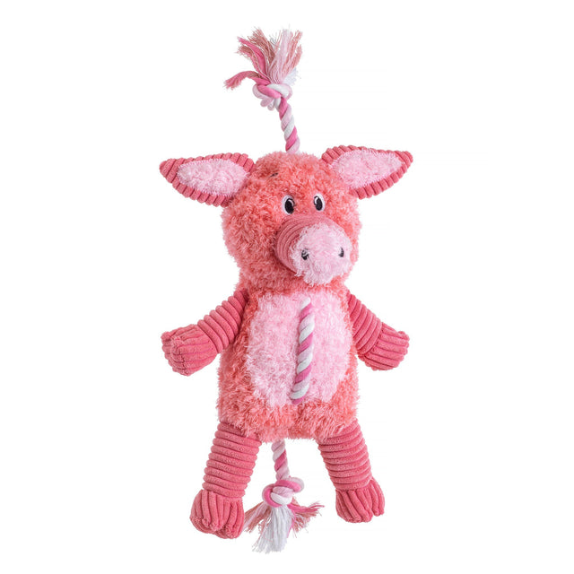 Farm Yard Rope Pig Dog Toy, House of Paws,