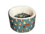 FatFace Mischievous Cats Cat Cosy Bed, FatFace, Large