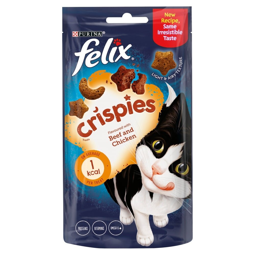 Felix Crispies Beef & Chicken 8x45g, Felix,