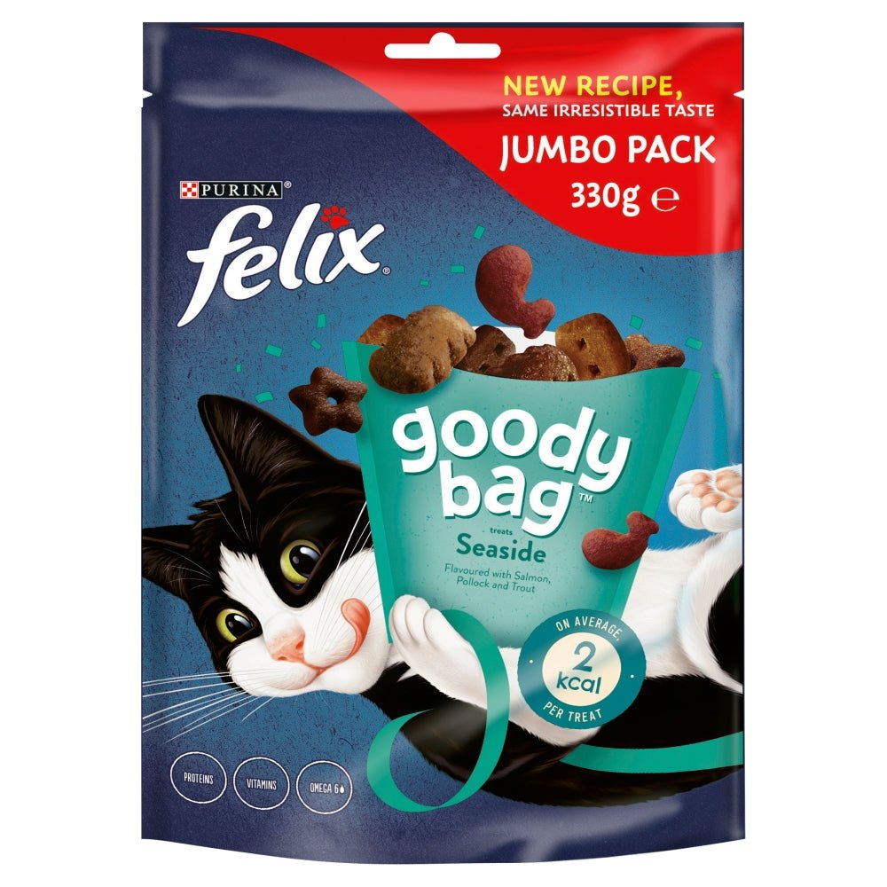 Felix Goody Bag Seaside Mix, Felix, 5x330g