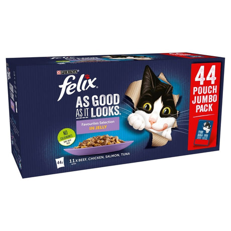 Felix Pouch As Good As It Looks Favourites in Jelly 88 x 100g, Felix,