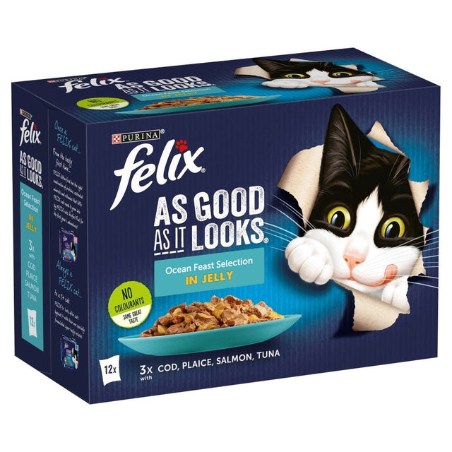 Felix Pouch As Good As It Looks Ocean Feast 4x (12x100g), Felix,